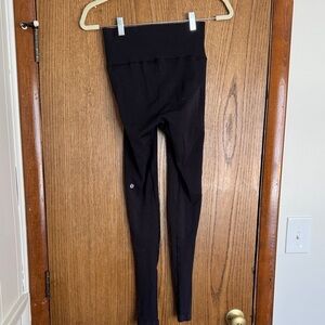 Black High-Waisted thermal Leggings